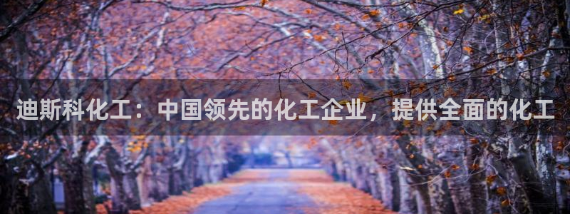 球盟会电子好下吗：迪斯科化工：中国领先的化工企业，提供全面的