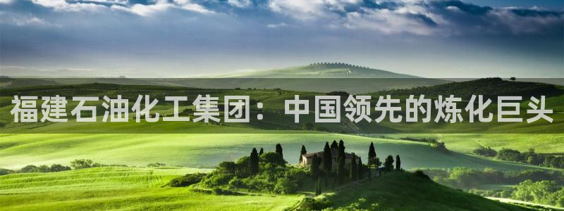 球盟会进不去：福建石油化工集团：中国领先的炼化巨头