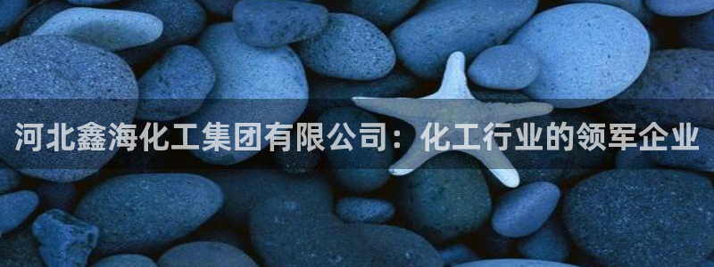 球盟会电子好下吗：河北鑫海化工集团有限公司：化工行业的领军企