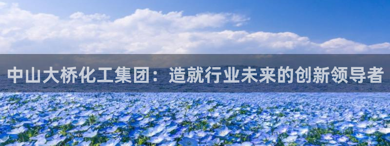 球盟会官方网站入口：中山大桥化工集团：造就行业未来的创新领导