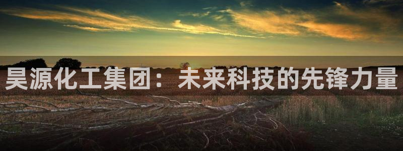 球盟会qm：昊源化工集团：未来科技的先锋力量