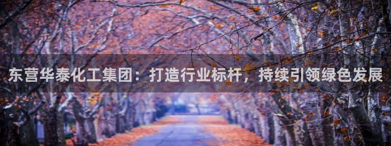 球盟会官方入口：东营华泰化工集团：打造行业标杆，持续引领绿色