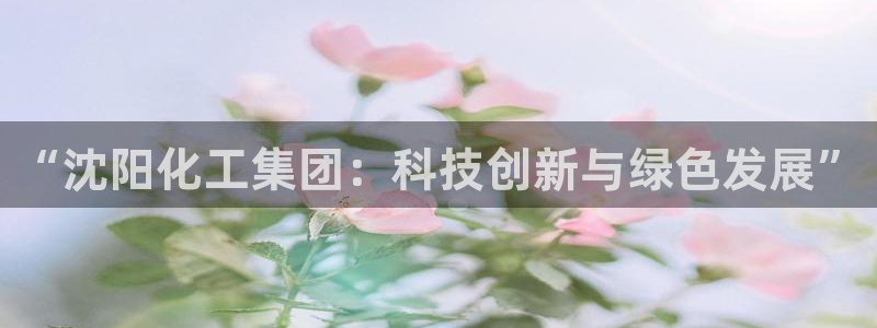 球盟会登陆中心：“沈阳化工集团：科技创新
