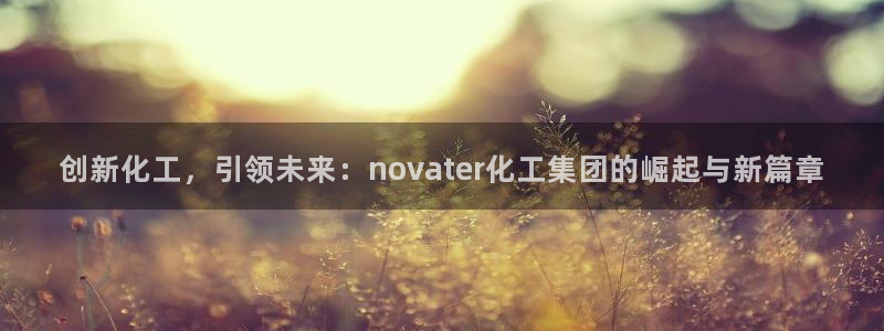 球盟会官网登录入口：创新化工，引领未来：novater化工集