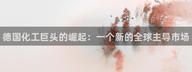 球盟会和中欧会的区别：德国化工巨头的崛起