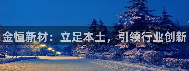 球盟会中国官方网站：金恒新材：立足本土，引领行业创新